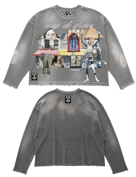 coupdegrace waffle knit